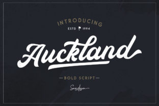 Auckland Script: A Bold Font for Impactful Branding