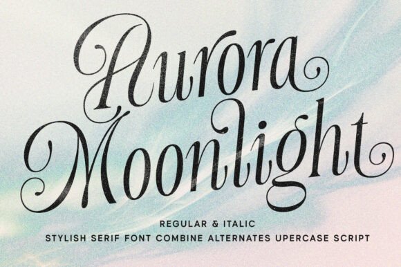 Aurora Moonlight: The Dreamy Serif Font for Elegant Branding