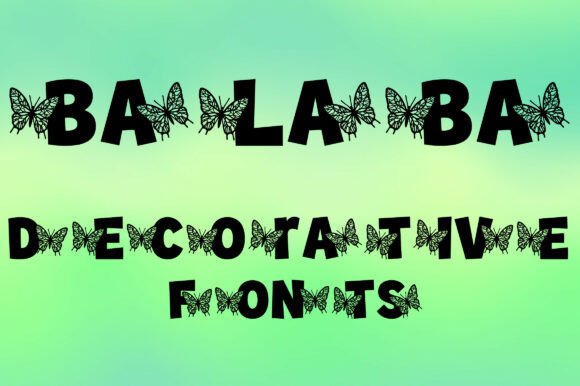 Balaba: A Decorative Font for Elegant Branding