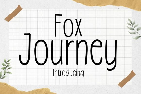 Discover Fox Journey: The Versatile Font for Modern Designers