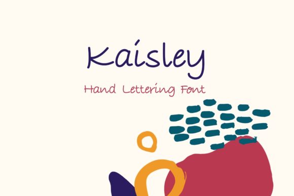 Kaisley: A Handwritten Font for Authentic Design