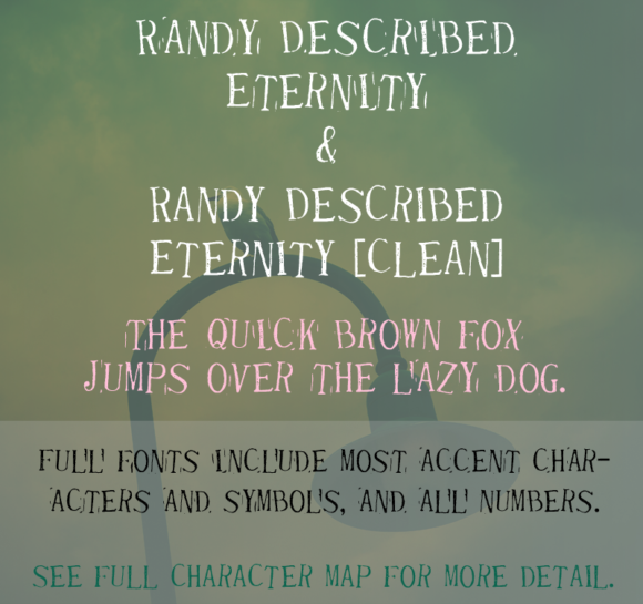 Randy Described Eternity: A Unique Stamp Font for Authentic Design
