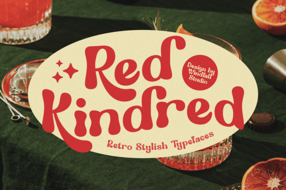 Red Kindred: A Retro-Inspired Typeface for Modern Design