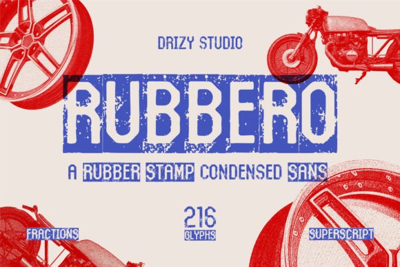 Rubbero: The Condensed Font for Authentic Design