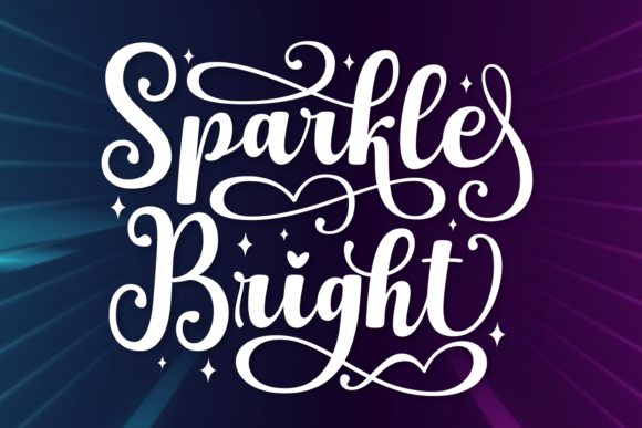 Sparkle Bright: A Script Font for Modern Branding